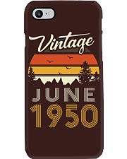 June 1950 Vintage June Birthday Phone Case tile