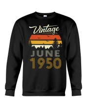 June 1950 Vintage June Birthday Crewneck Sweatshirt tile
