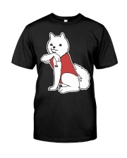 Samoyed Dog Tattoo I Love Mom Classic T-Shirt tile