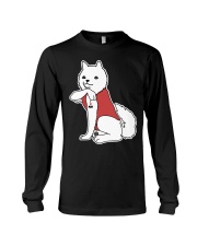 Samoyed Dog Tattoo I Love Mom Long Sleeve Tee tile