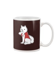 Samoyed Dog Tattoo I Love Mom Mug tile