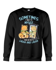 Shiba Inu Dog Laugh And Laugh Crewneck Sweatshirt tile