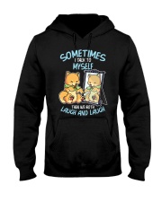 Shiba Inu Dog Laugh And Laugh Hooded Sweatshirt front