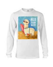 Llama Hello Summer Llama 1 Long Sleeve Tee tile