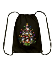 Bulldog Dog French Bulldog Christmas Tree 2 Drawstring Bag tile
