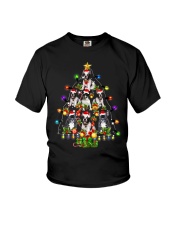 Bulldog Dog French Bulldog Christmas Tree 2 Youth T-Shirt tile