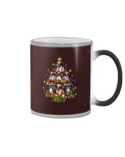 Bulldog Dog French Bulldog Christmas Tree 2 Color Changing Mug tile