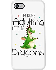 Dragon I'm Done Adulting Phone Case tile