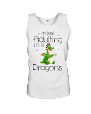 Dragon I'm Done Adulting Unisex Tank tile