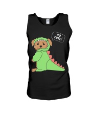 Golden Retriever Dog So Cute Unisex Tank tile