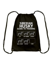 Husky Dog Siberian Husky Training Drawstring Bag tile