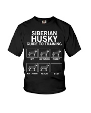 Husky Dog Siberian Husky Training Youth T-Shirt tile