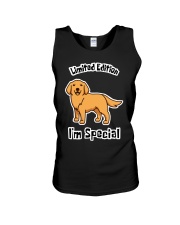 Golden Retriever Dog Limited Edition I'm Special Unisex Tank tile