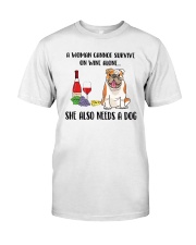 Bulldog Dog She Also Needs A Dog 040220-2 Classic T-Shirt tile