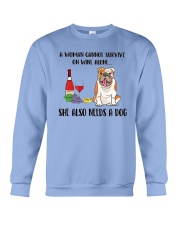 Bulldog Dog She Also Needs A Dog 040220-2 Crewneck Sweatshirt tile