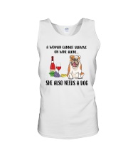 Bulldog Dog She Also Needs A Dog 040220-2 Unisex Tank tile
