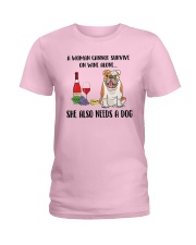Bulldog Dog She Also Needs A Dog 040220-2 Ladies T-Shirt tile