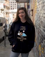 Sloth I'm not Lazy I'm On My Energy Saving Mode Hooded Sweatshirt lifestyle-unisex-hoodie-front-1