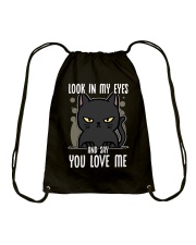 Cat Look In My Eyes Drawstring Bag tile