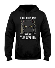 Cat Look In My Eyes Hooded Sweatshirt front