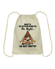 Camping The Next Chapter Drawstring Bag tile
