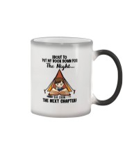 Camping The Next Chapter Color Changing Mug tile