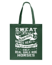 Horse Real Girls Ride Horses Tote Bag tile