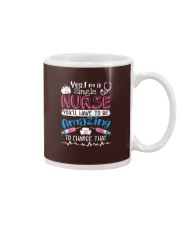 Nurse I'm A Single Nurse Mug tile
