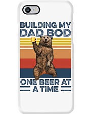 Father Building My Dad Bod One Beer At A Time Phone Case tile