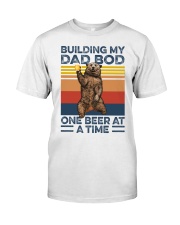 Father Building My Dad Bod One Beer At A Time Classic T-Shirt tile