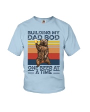 Father Building My Dad Bod One Beer At A Time Youth T-Shirt tile