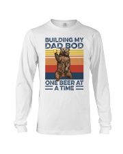 Father Building My Dad Bod One Beer At A Time Long Sleeve Tee tile