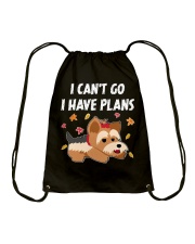 Terrier Dog I Can't Go I Have Plans Drawstring Bag tile