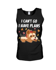 Terrier Dog I Can't Go I Have Plans Unisex Tank tile