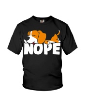 Beagle Dog Napping Beagle Youth T-Shirt tile