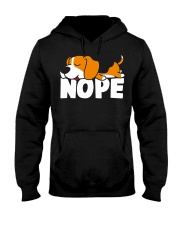 Beagle Dog Napping Beagle Hooded Sweatshirt front