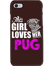 Pug Dog This Girl Loves Her Pug Phone Case tile