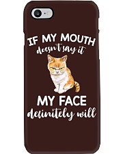 Cat If My Mouth Doesn't Say Phone Case tile