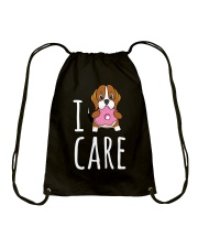 Beagle Dog Beagle I Donut Care Drawstring Bag tile