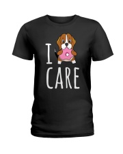 Beagle Dog Beagle I Donut Care Ladies T-Shirt tile