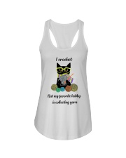 Cat My Favorite Hobby Is Collecting Yarn Ladies Flowy Tank tile