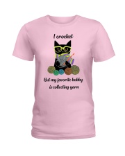 Cat My Favorite Hobby Is Collecting Yarn Ladies T-Shirt tile