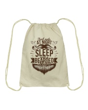 Beard Feel Safe At Night Drawstring Bag tile