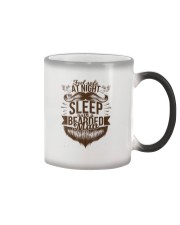 Beard Feel Safe At Night Color Changing Mug tile
