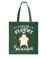 Llama I Speak Fluent Sarcasm Tote Bag tile