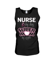 Mother Nurse By Day Super Mom By Night Unisex Tank tile