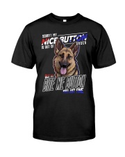 German Shepherd Dog Nice Button Classic T-Shirt tile