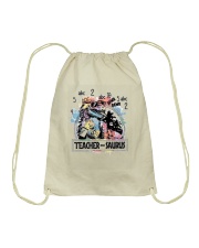 Teacher Saurus Drawstring Bag tile
