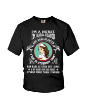 Nurse I'm Hard Headed Not Hard Hearted Youth T-Shirt tile