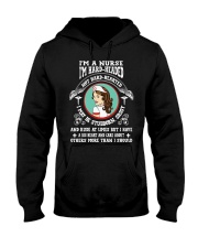 Nurse I'm Hard Headed Not Hard Hearted Hooded Sweatshirt front